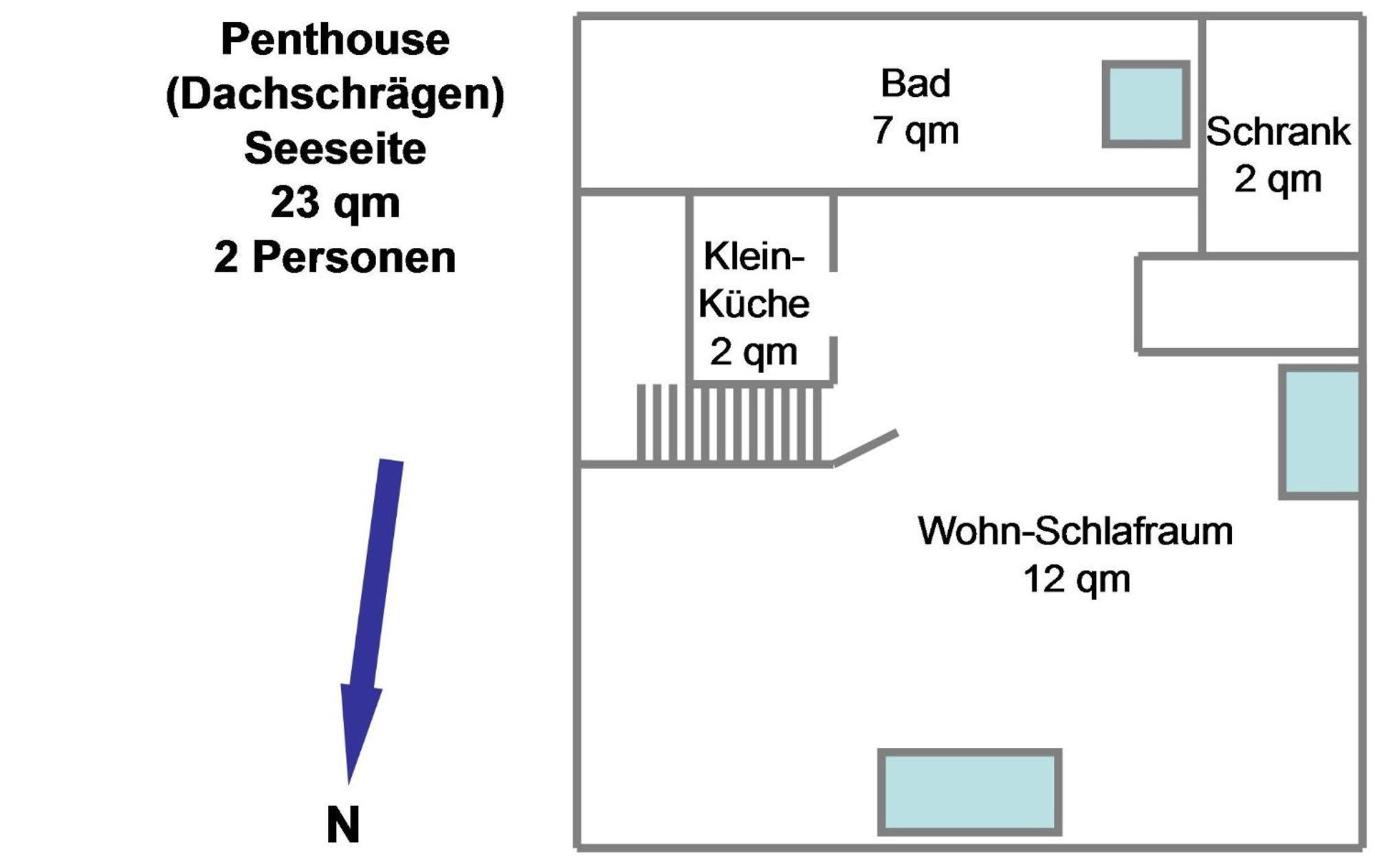 Dachgeschosswohnung für 2 Personen Cuxhaven Exterior foto